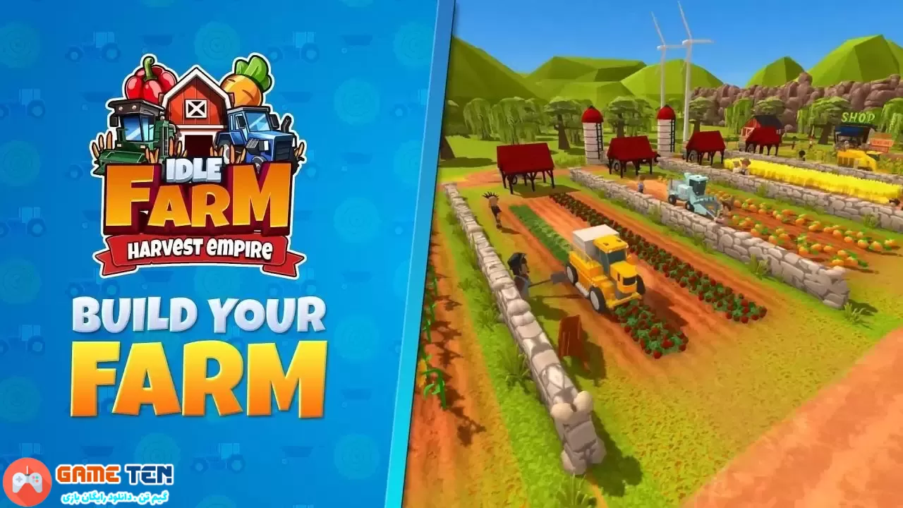 دانلود مود بازی Idle Farm: Harvest Empire برای اندروید